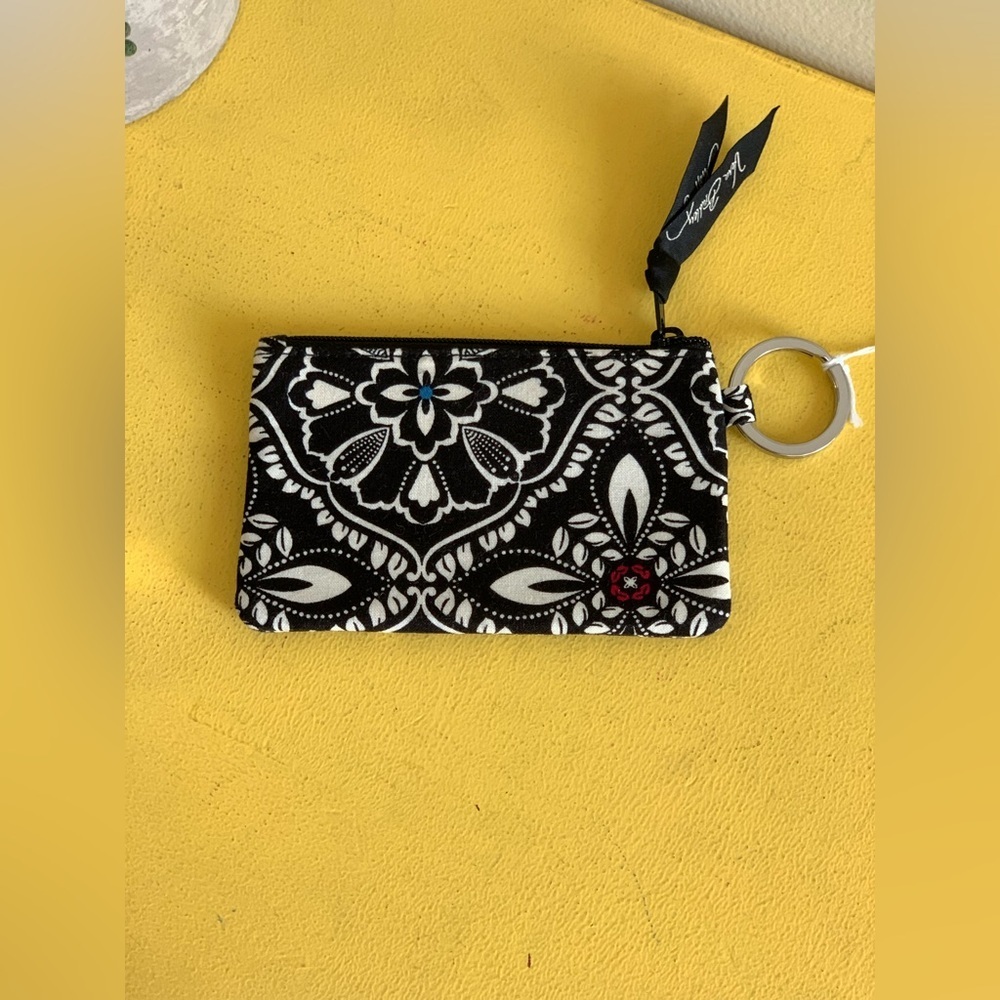 Vera Bradley Black and White Patterned Coin Purse